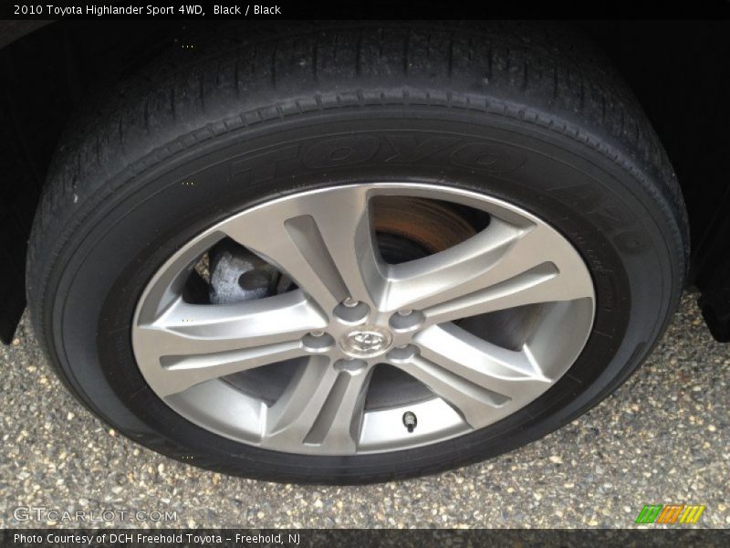 Black / Black 2010 Toyota Highlander Sport 4WD