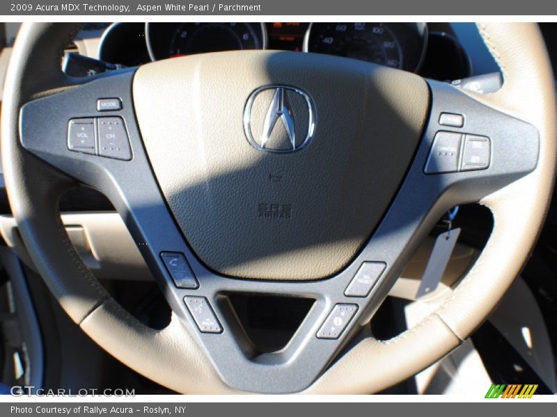 Aspen White Pearl / Parchment 2009 Acura MDX Technology