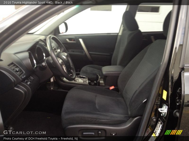 Black / Black 2010 Toyota Highlander Sport 4WD