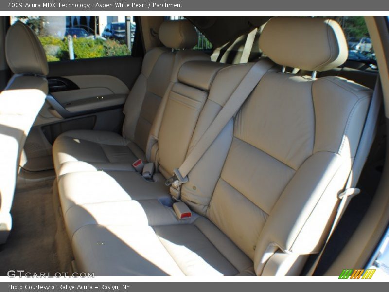 Aspen White Pearl / Parchment 2009 Acura MDX Technology