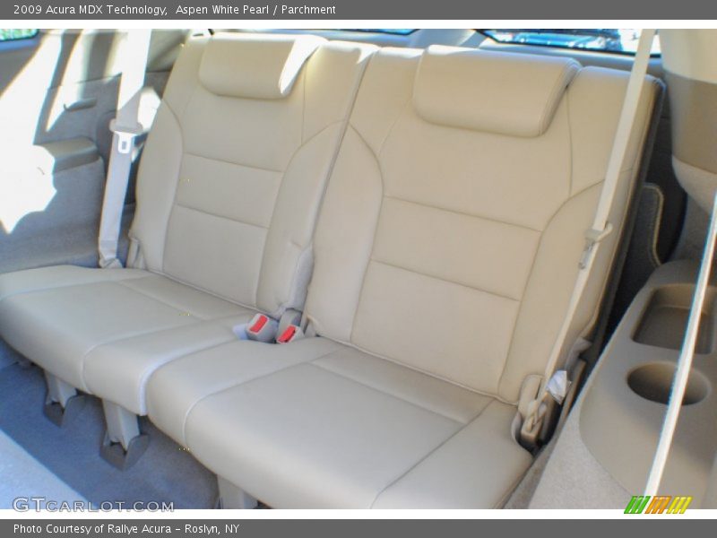 Aspen White Pearl / Parchment 2009 Acura MDX Technology