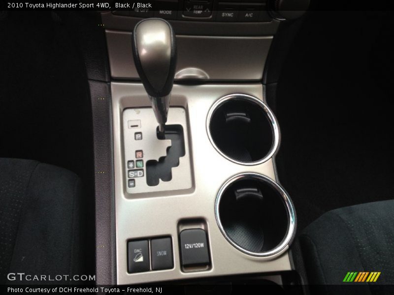 Black / Black 2010 Toyota Highlander Sport 4WD