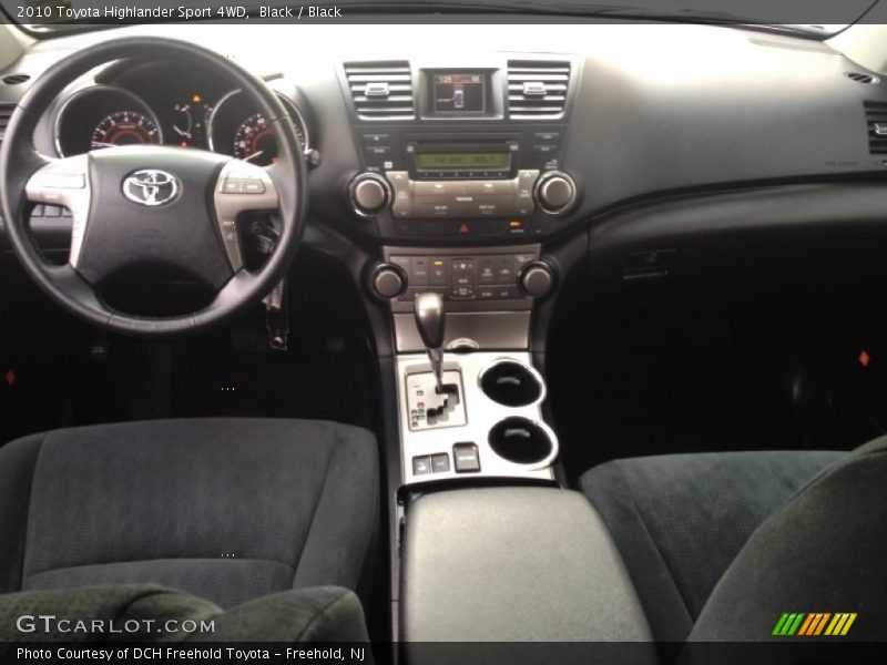Black / Black 2010 Toyota Highlander Sport 4WD