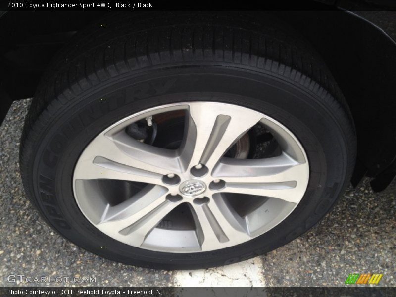 Black / Black 2010 Toyota Highlander Sport 4WD