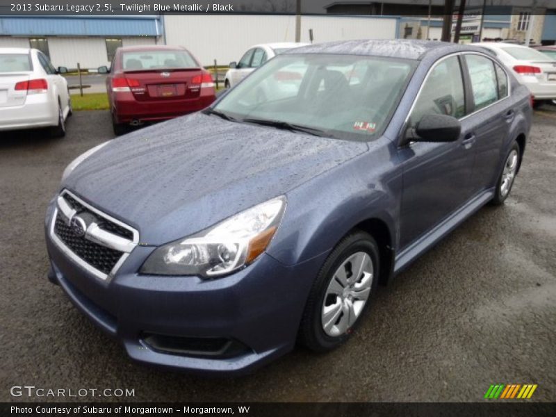 Twilight Blue Metallic / Black 2013 Subaru Legacy 2.5i