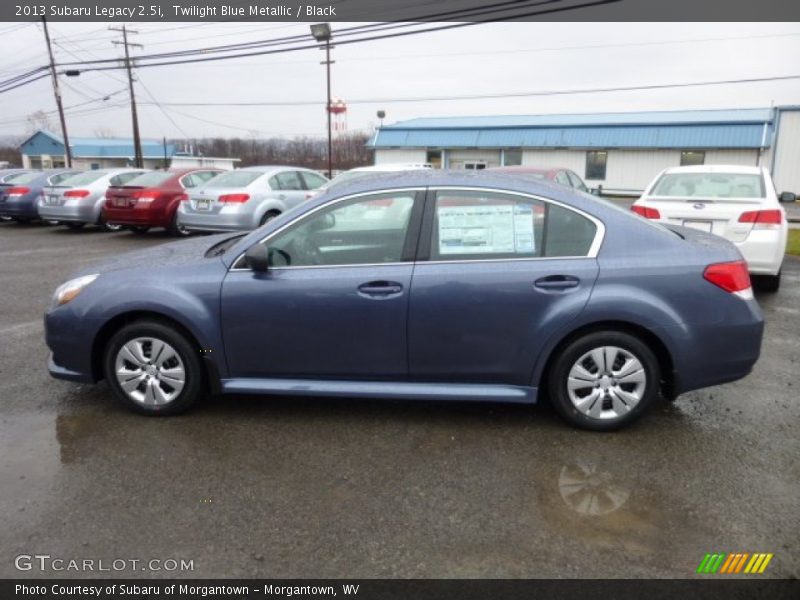 Twilight Blue Metallic / Black 2013 Subaru Legacy 2.5i