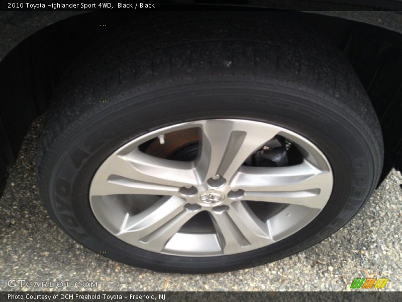 Black / Black 2010 Toyota Highlander Sport 4WD