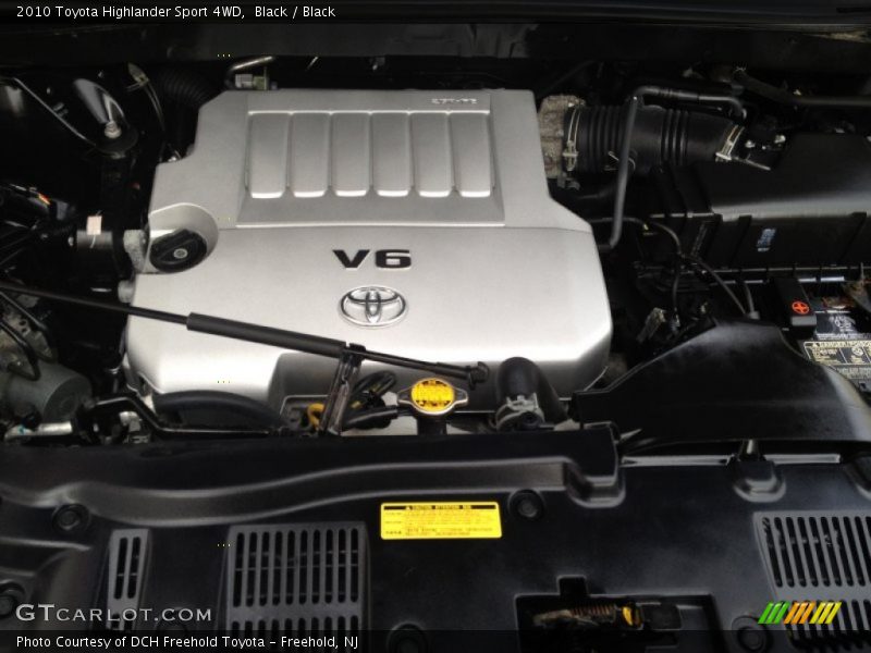 Black / Black 2010 Toyota Highlander Sport 4WD