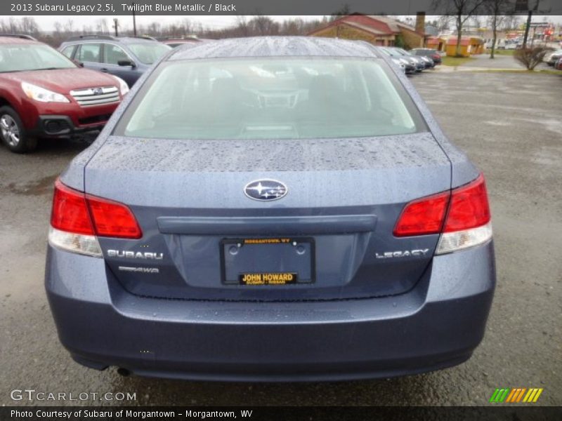 Twilight Blue Metallic / Black 2013 Subaru Legacy 2.5i
