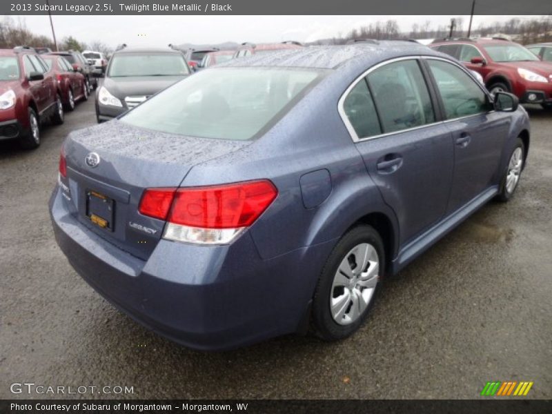 Twilight Blue Metallic / Black 2013 Subaru Legacy 2.5i