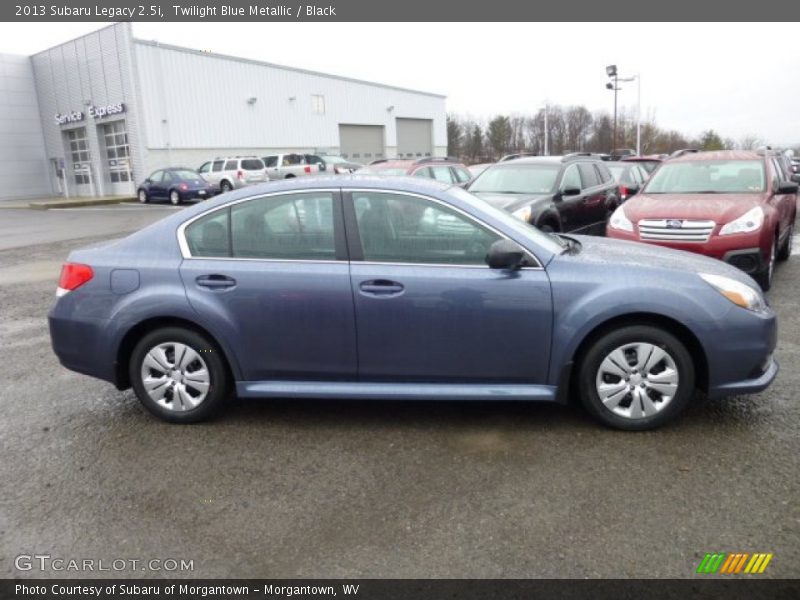 Twilight Blue Metallic / Black 2013 Subaru Legacy 2.5i