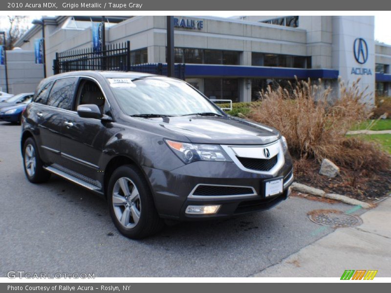 Grigio Metallic / Taupe Gray 2010 Acura MDX