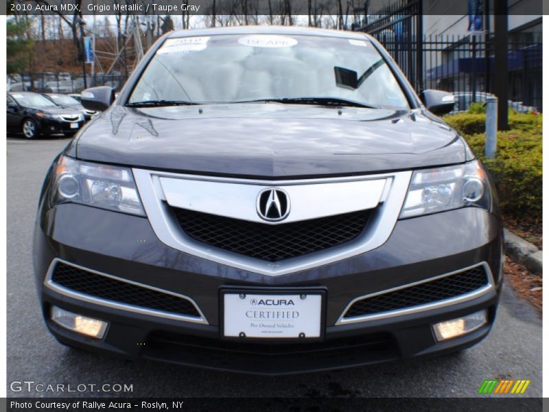 Grigio Metallic / Taupe Gray 2010 Acura MDX