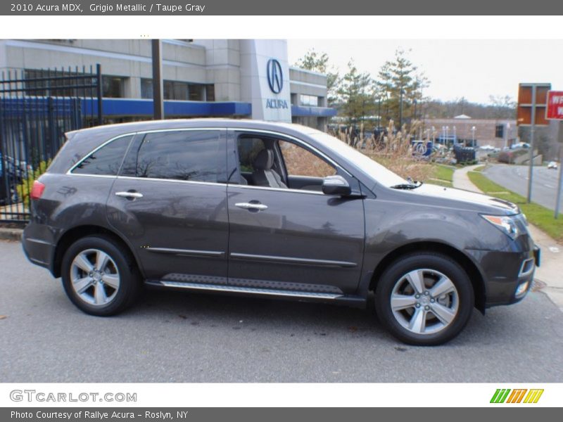Grigio Metallic / Taupe Gray 2010 Acura MDX