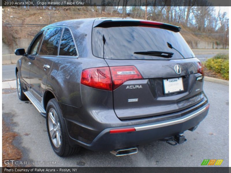 Grigio Metallic / Taupe Gray 2010 Acura MDX