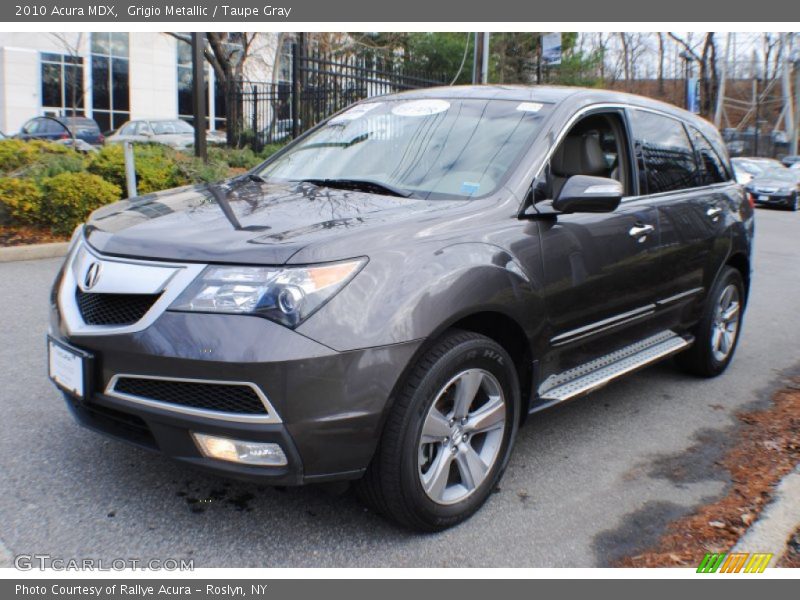 Grigio Metallic / Taupe Gray 2010 Acura MDX