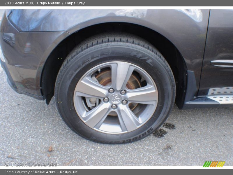 Grigio Metallic / Taupe Gray 2010 Acura MDX