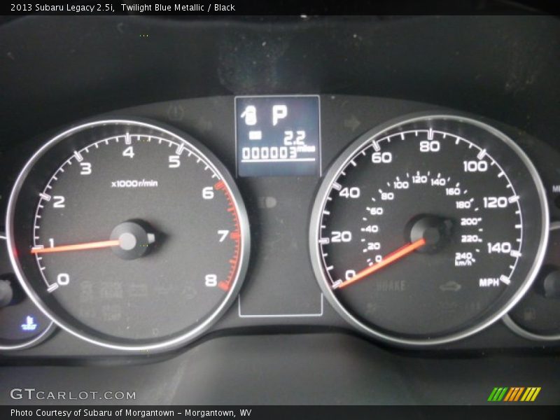 Twilight Blue Metallic / Black 2013 Subaru Legacy 2.5i