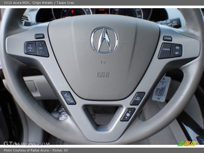 Grigio Metallic / Taupe Gray 2010 Acura MDX