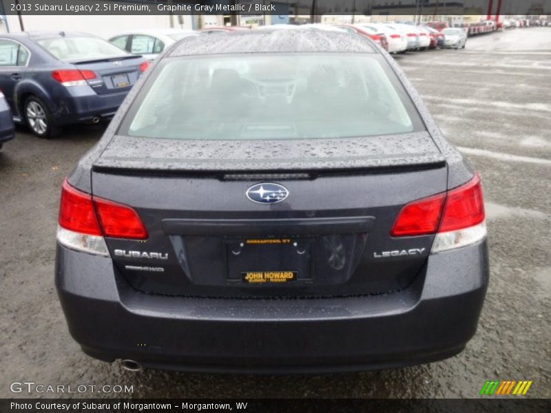Graphite Gray Metallic / Black 2013 Subaru Legacy 2.5i Premium
