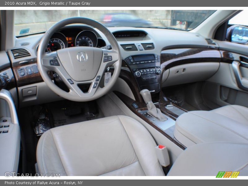 Grigio Metallic / Taupe Gray 2010 Acura MDX