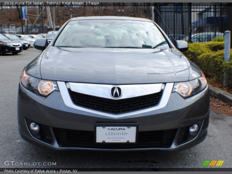 Polished Metal Metallic / Taupe 2010 Acura TSX Sedan