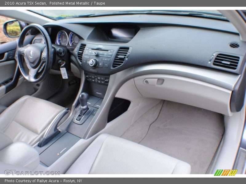 Polished Metal Metallic / Taupe 2010 Acura TSX Sedan