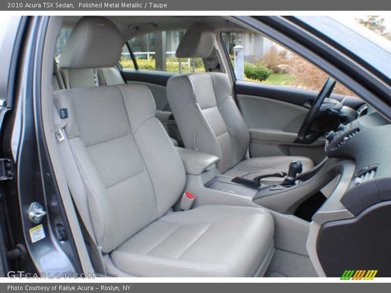 Polished Metal Metallic / Taupe 2010 Acura TSX Sedan