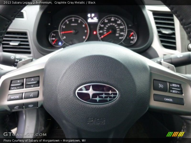 Graphite Gray Metallic / Black 2013 Subaru Legacy 2.5i Premium