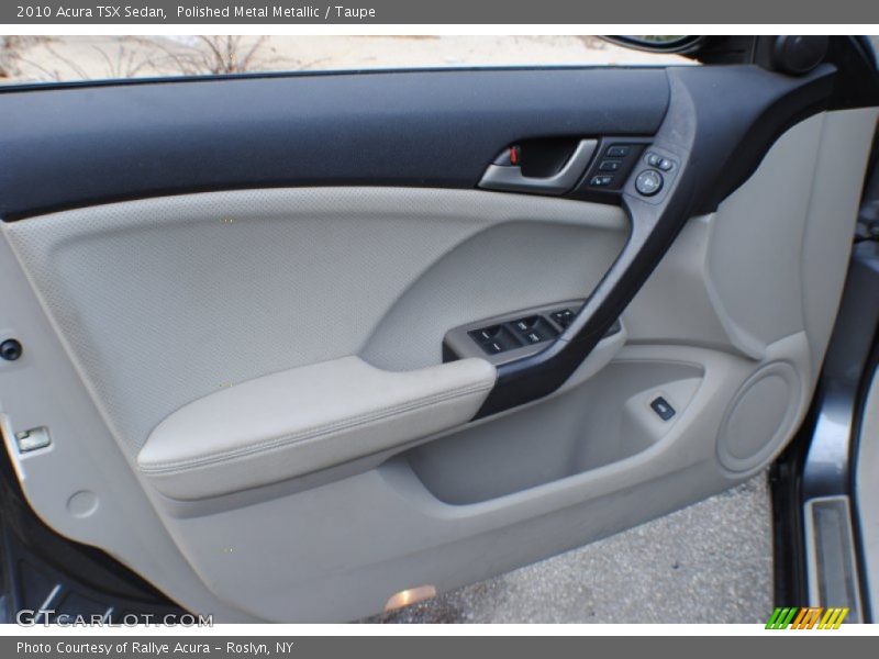 Polished Metal Metallic / Taupe 2010 Acura TSX Sedan