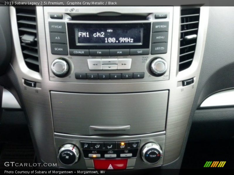Graphite Gray Metallic / Black 2013 Subaru Legacy 2.5i Premium