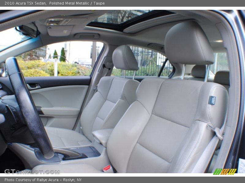 Polished Metal Metallic / Taupe 2010 Acura TSX Sedan