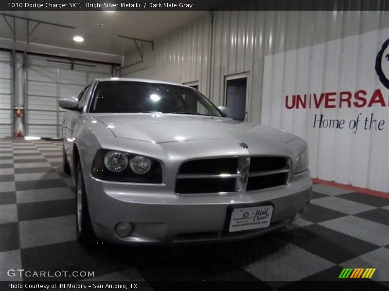 Bright Silver Metallic / Dark Slate Gray 2010 Dodge Charger SXT