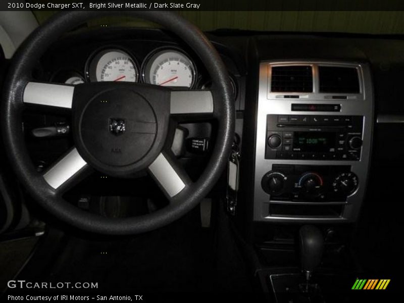Bright Silver Metallic / Dark Slate Gray 2010 Dodge Charger SXT