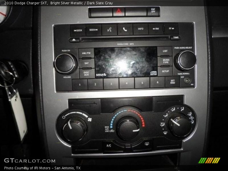 Bright Silver Metallic / Dark Slate Gray 2010 Dodge Charger SXT