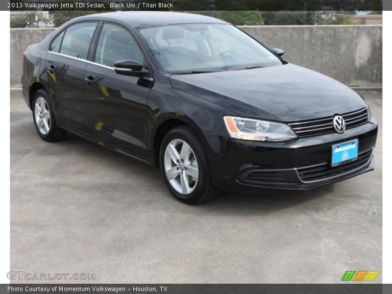Black Uni / Titan Black 2013 Volkswagen Jetta TDI Sedan