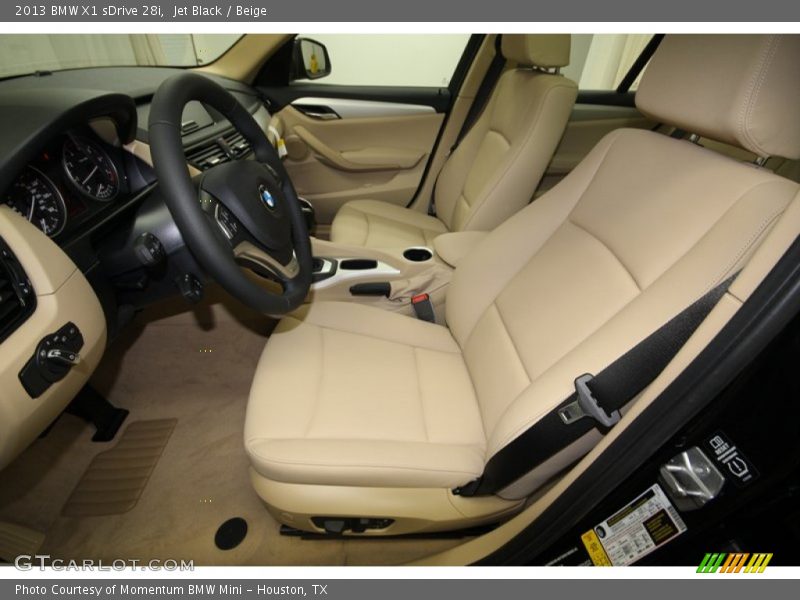 Jet Black / Beige 2013 BMW X1 sDrive 28i