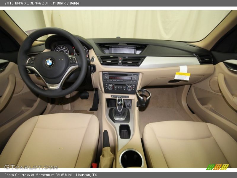 Jet Black / Beige 2013 BMW X1 sDrive 28i