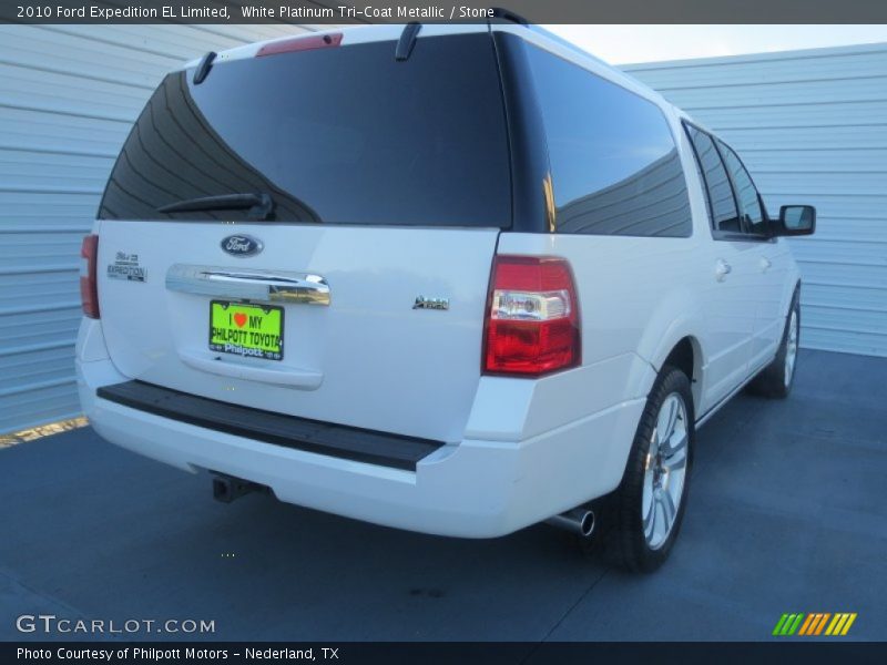 White Platinum Tri-Coat Metallic / Stone 2010 Ford Expedition EL Limited