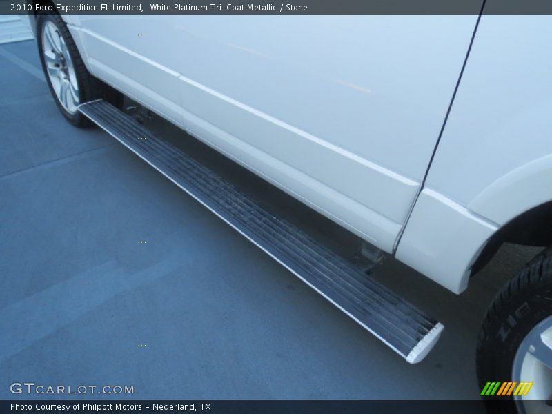 White Platinum Tri-Coat Metallic / Stone 2010 Ford Expedition EL Limited