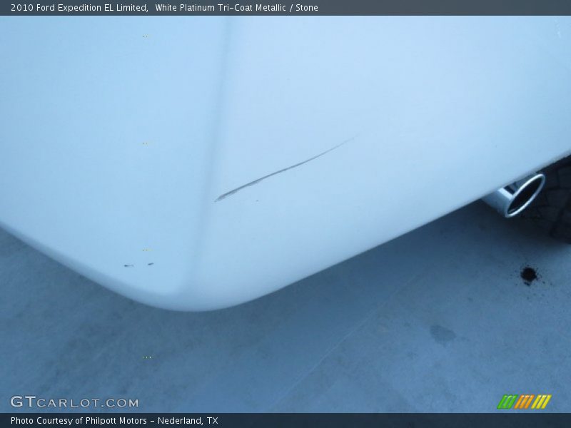 White Platinum Tri-Coat Metallic / Stone 2010 Ford Expedition EL Limited