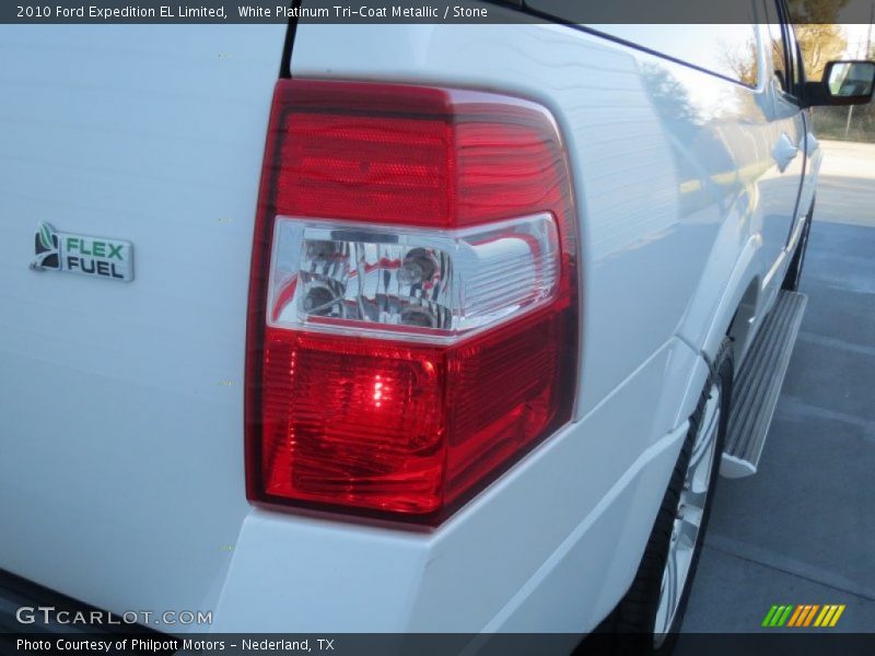 White Platinum Tri-Coat Metallic / Stone 2010 Ford Expedition EL Limited
