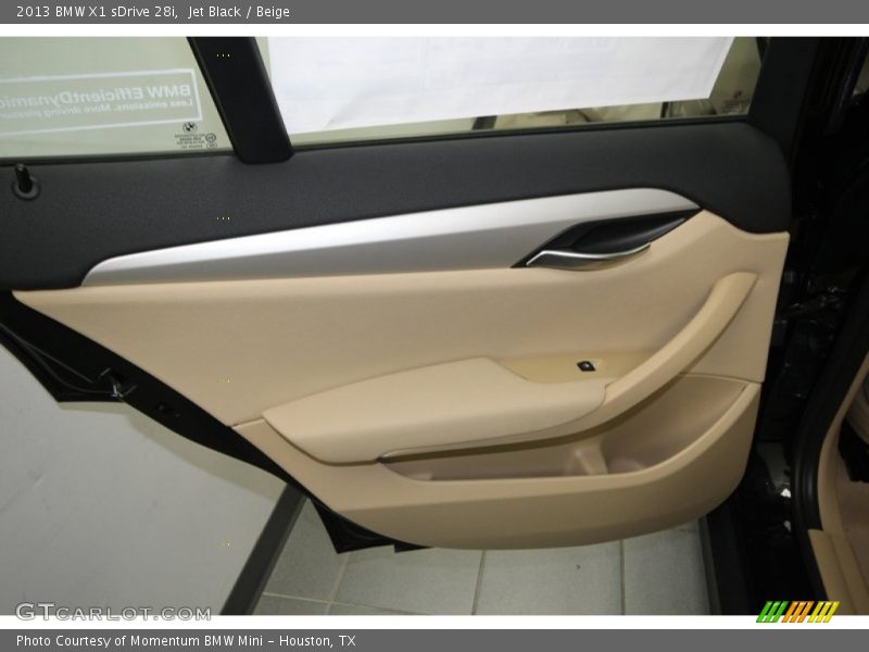 Jet Black / Beige 2013 BMW X1 sDrive 28i