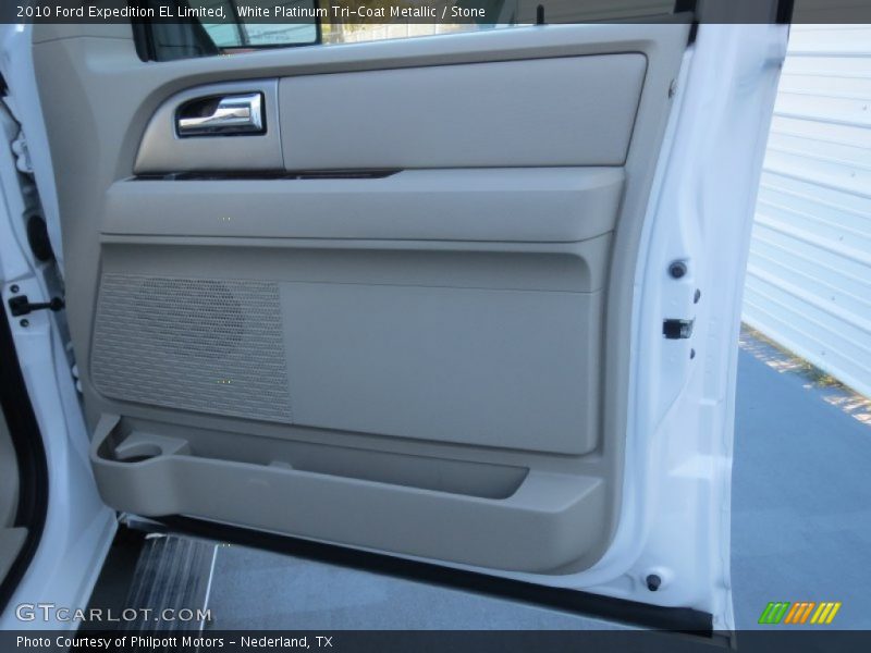 White Platinum Tri-Coat Metallic / Stone 2010 Ford Expedition EL Limited