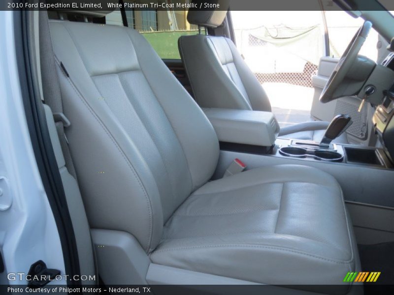 White Platinum Tri-Coat Metallic / Stone 2010 Ford Expedition EL Limited