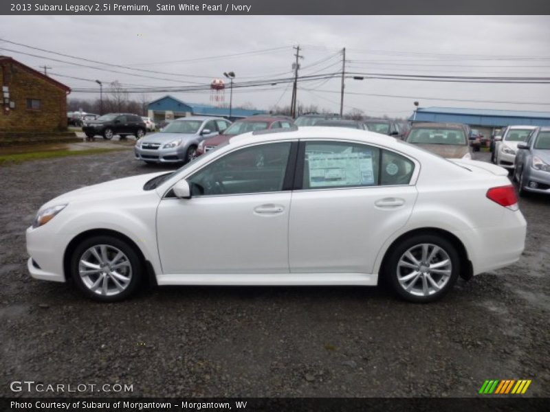 Satin White Pearl / Ivory 2013 Subaru Legacy 2.5i Premium