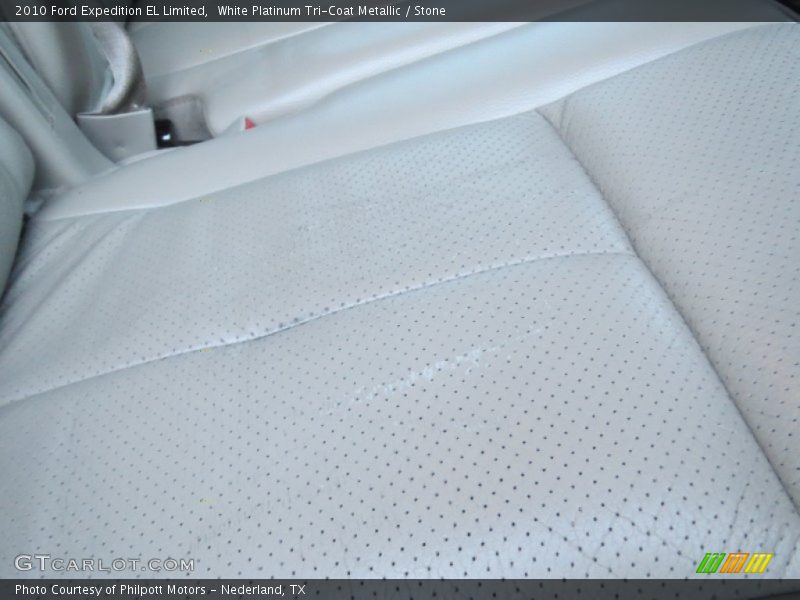 White Platinum Tri-Coat Metallic / Stone 2010 Ford Expedition EL Limited