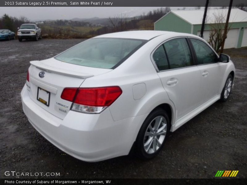 Satin White Pearl / Ivory 2013 Subaru Legacy 2.5i Premium