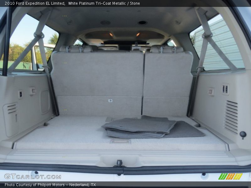 White Platinum Tri-Coat Metallic / Stone 2010 Ford Expedition EL Limited