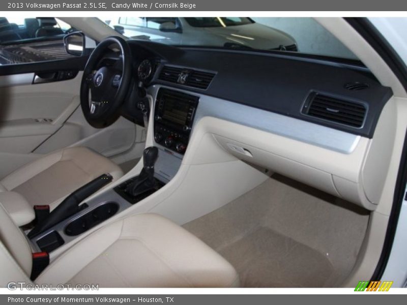 Candy White / Cornsilk Beige 2013 Volkswagen Passat 2.5L SE